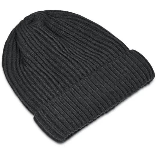 Arctic Beanie Charcoal Flat